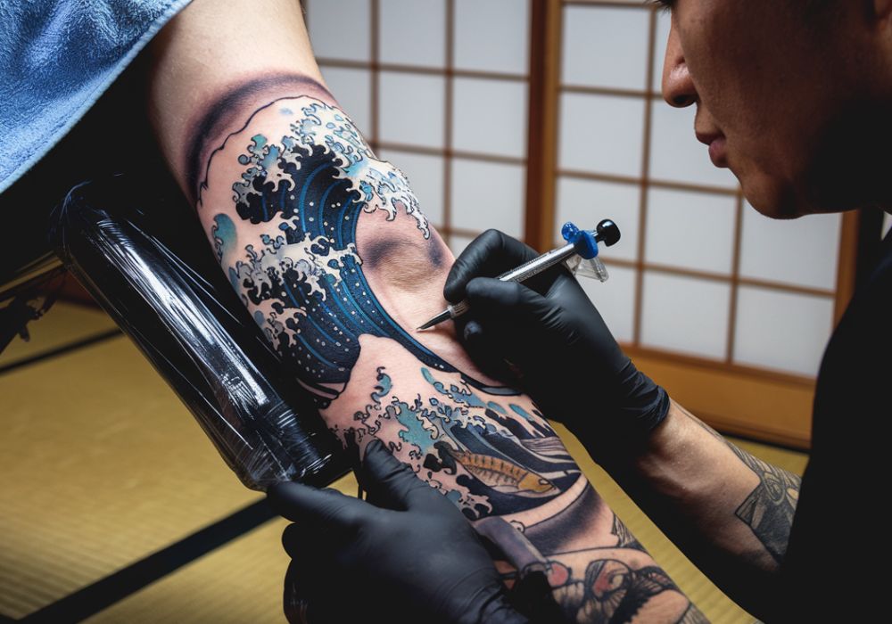 Lower Arm Japanese Tattoos