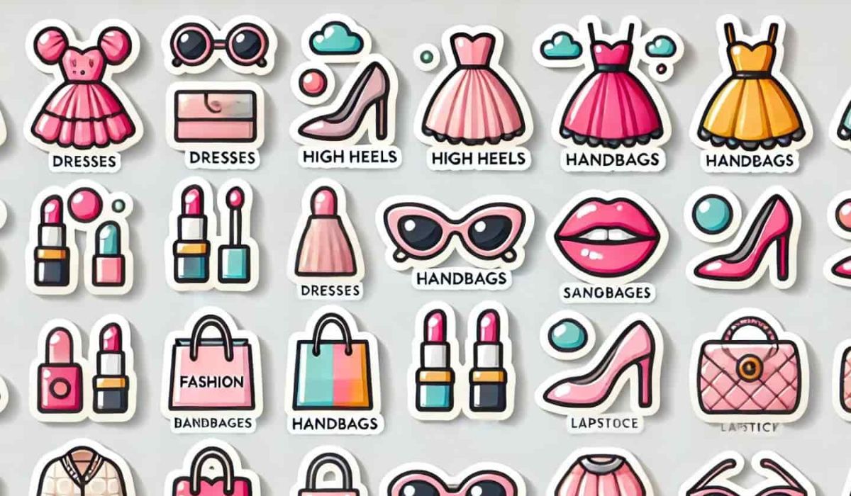 icon fashionista stickers