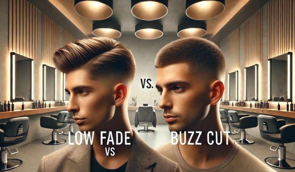 Low Fade vs. Buzz Cut