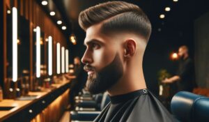 Low Taper Fade with Beard