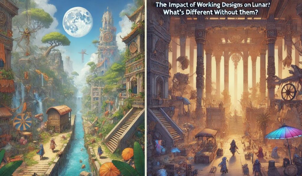 The Impact of Working Designs on Lunar: What’s Different Without Them?