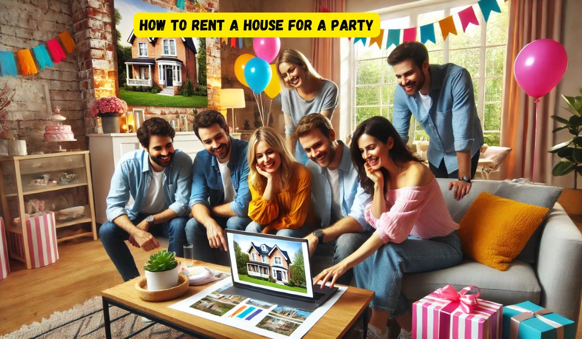 how to rent a house for a party