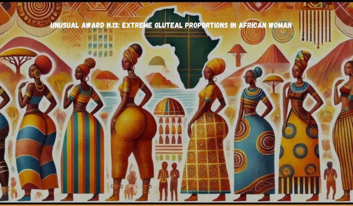 unusual award n.13: extreme gluteal proportions in african woman