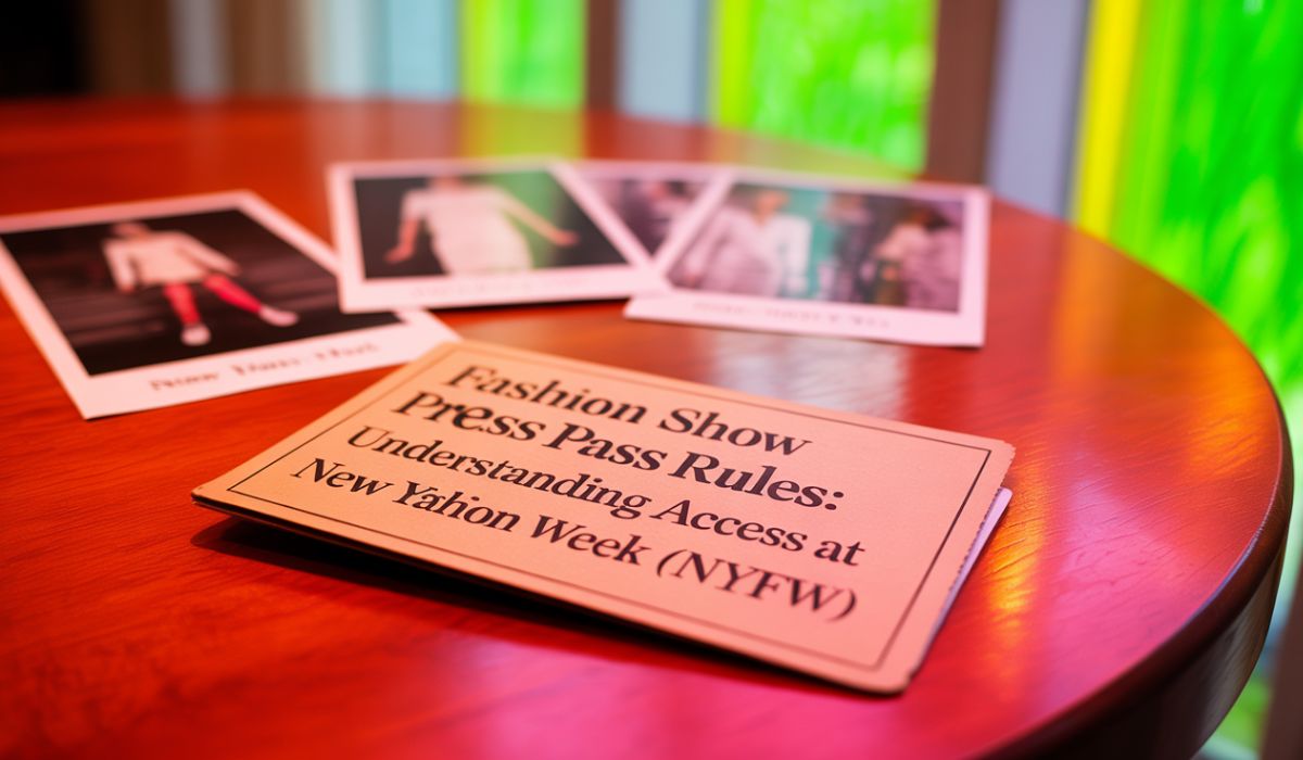 fashion show press pass rules nyfw