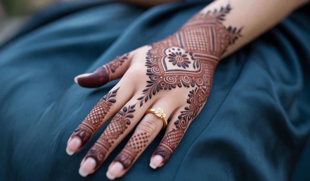 Royal Front Hand Mehndi Design